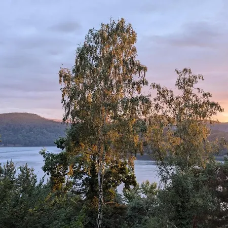 Villa W Lesie Z Widokiem Na Jezioro I Gory Oraz Prywatnym Basenem, Sauna, Kominkiem, Lasem I Ogrodem