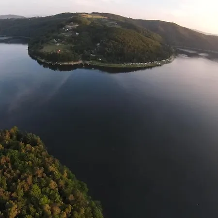 W Lesie Z Widokiem Na Jezioro I Gory Oraz Prywatnym Basenem, Sauna, Kominkiem, Lasem I Ogrodem